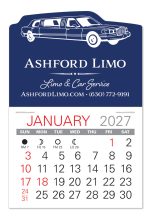 Custom Taxi Shape Value Stick Adhesive Calendar - 3