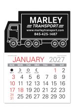 Custom Truck Shape Value Stick Adhesive Calendar - 4