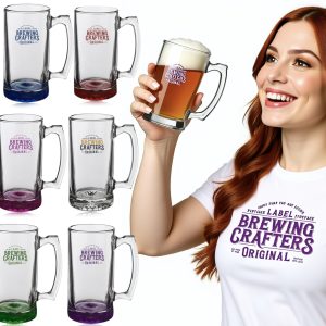 Custom USA Made 12oz Libbey Beer Mug