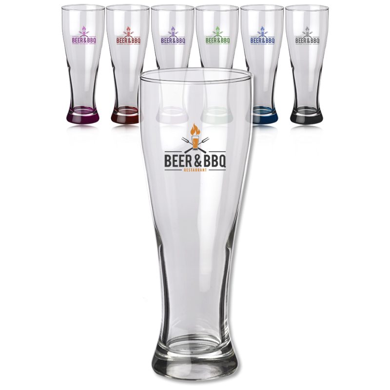 Custom USA Made Giant Pilsner 23oz Libbey Beer Glass - 1