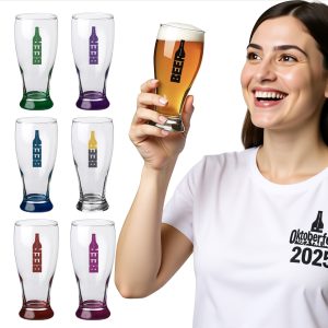 Custom USA Made Pilsner 19oz Libbey Beer Glass