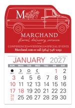 Custom Van Shape Value Stick Adhesive Calendar - 4