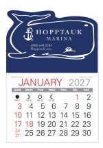 Custom Whale Shape Value Stick Adhesive Calendar - 4