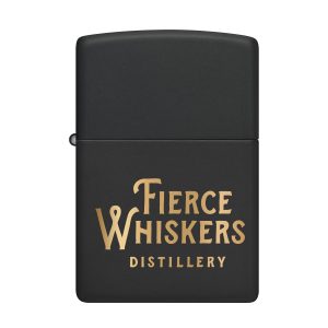 Custom Black Matte Windproof Zippo® Lighter (Laser Engraved Only Version)