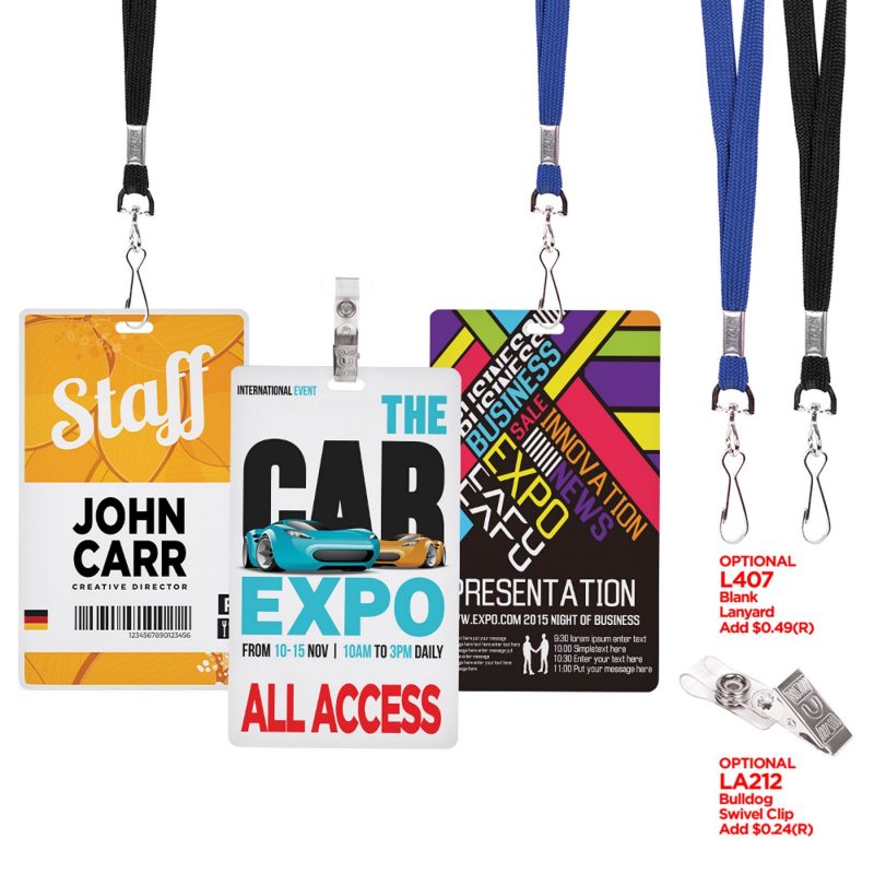 Custom Digital Event/ID Badge 3x5" - 1