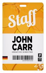 Custom Digital Event/ID Badge 3x5" - 2