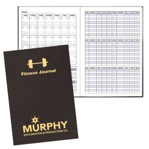 Custom Fitness Journal Large 7 x 10