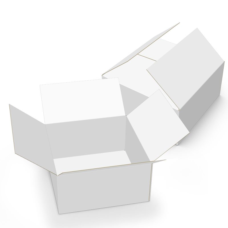 Custom Full Color B-Flute Shipmaster Box Large Size 16" x 16" x 8" - 1