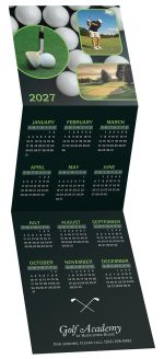 Custom Golf Trifold Calendar - 1