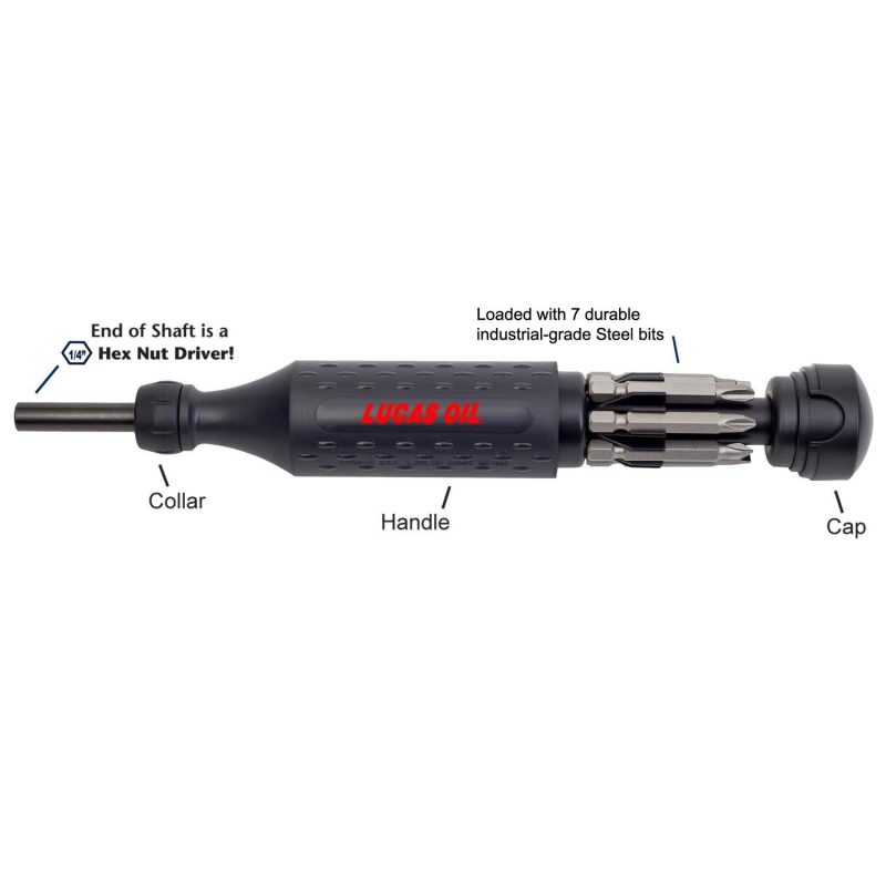 Custom MEGAPRO® 8-In-1 Multi Bit Screwdriver - 9