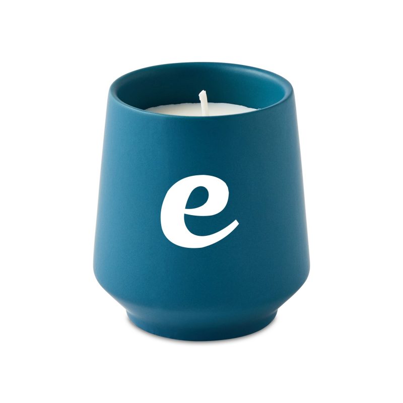 Custom Modern Sprout Rooted Candle - Blue-Basil