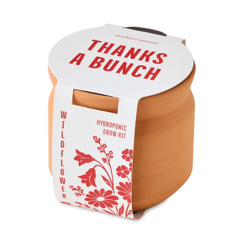 Custom Modern Sprout Tiny Terracotta Thank You - Terracotta - 7