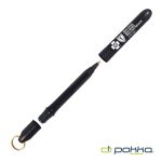 Custom Pokka® Pocket Pen w/Dock & Gold Keyring