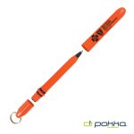 Custom Pokka® Pocket Pen w/Dock & Gold Keyring - 4