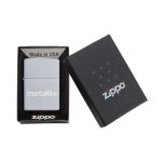 Custom Satin Chrome Zippo® Windproof Lighter (Laser Engraved Only Version) - 2
