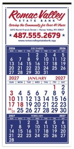 Custom Skinner & Kennedy® 3-Month Display 12-Sheet Calendar