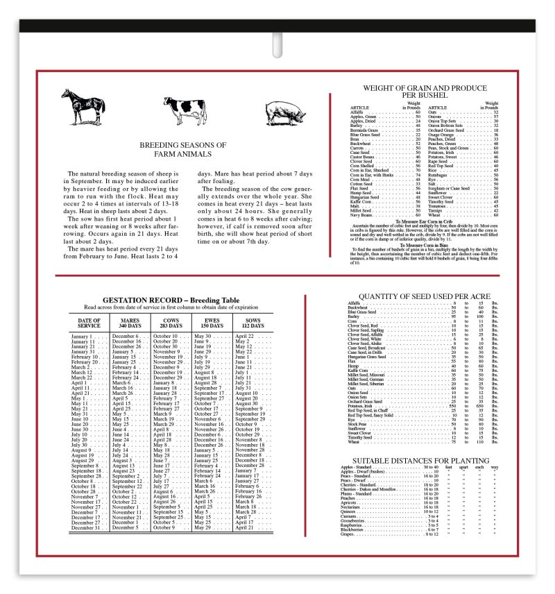 Custom Skinner & Kennedy® Almanac Calendar - 1