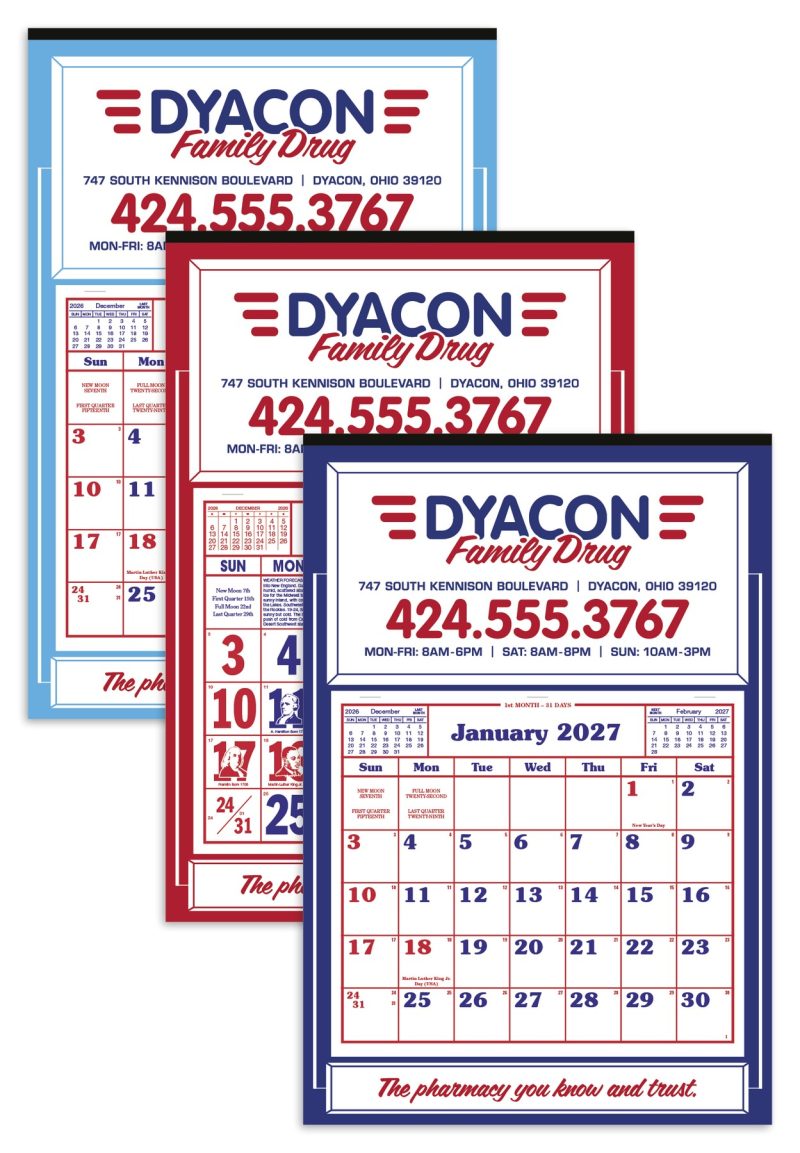Custom Skinner & Kennedy® Apron Calendar