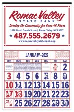 Custom Skinner & Kennedy® Apron Style Calendar - 1