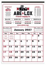 Custom Skinner & Kennedy® Commercial 12-Sheet Calendar - 1