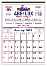 Custom Skinner & Kennedy® Commercial 12-Sheet Calendar - 2