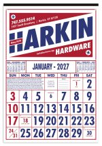 Custom Skinner & Kennedy® Commercial 12-Sheet Calendar - 2