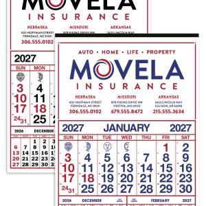 Custom Skinner & Kennedy® Commercial 12-Sheet Calendar