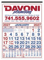 Custom Skinner & Kennedy® Commercial 12-Sheet Calendar - 2