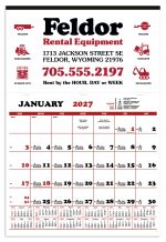 Custom Skinner & Kennedy® Contractor's Apron Calendar