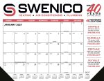 Custom Skinner & Kennedy® Desk Pad Calendar