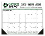 Custom Skinner & Kennedy® Desk Pad Calendar