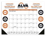 Custom Skinner & Kennedy® Desk Pad Calendar