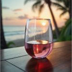 Custom Symglass 12oz Clear Stemless Wine Glass - 2