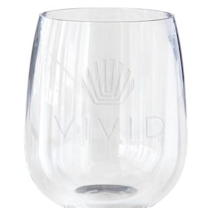 Custom Symglass 12oz Clear Stemless Wine Glass