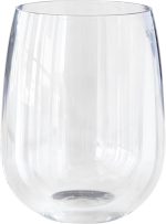 Custom Symglass 12oz Clear Stemless Wine Glass - 6