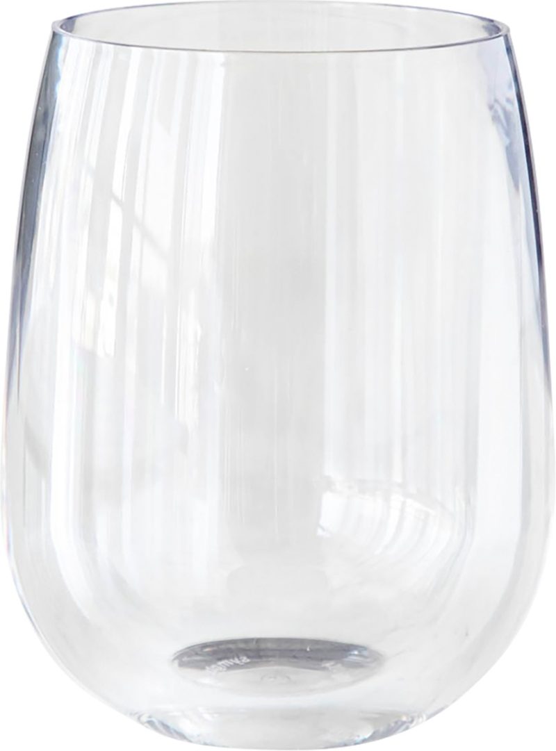 Custom Symglass 12oz Clear Stemless Wine Glass - 6