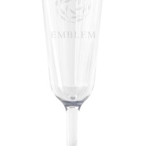 Custom Symglass 7oz Clear Champagne Flute