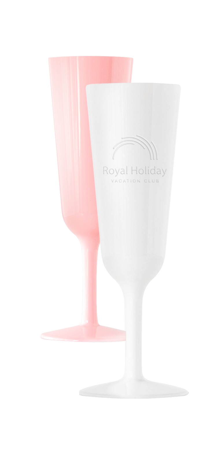Custom Symglass 7oz Colored Champagne Flute