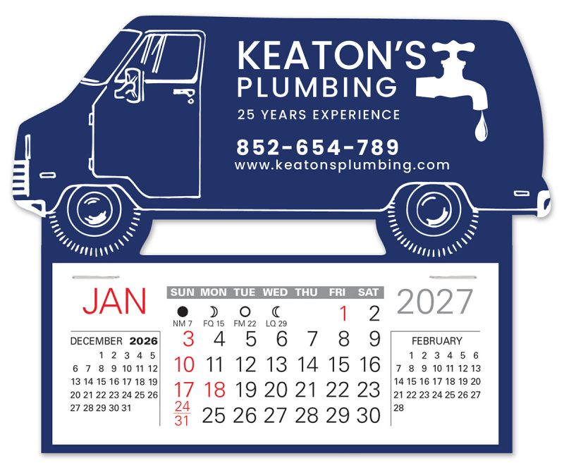 Custom Truck Easy Stick Calendar - 1