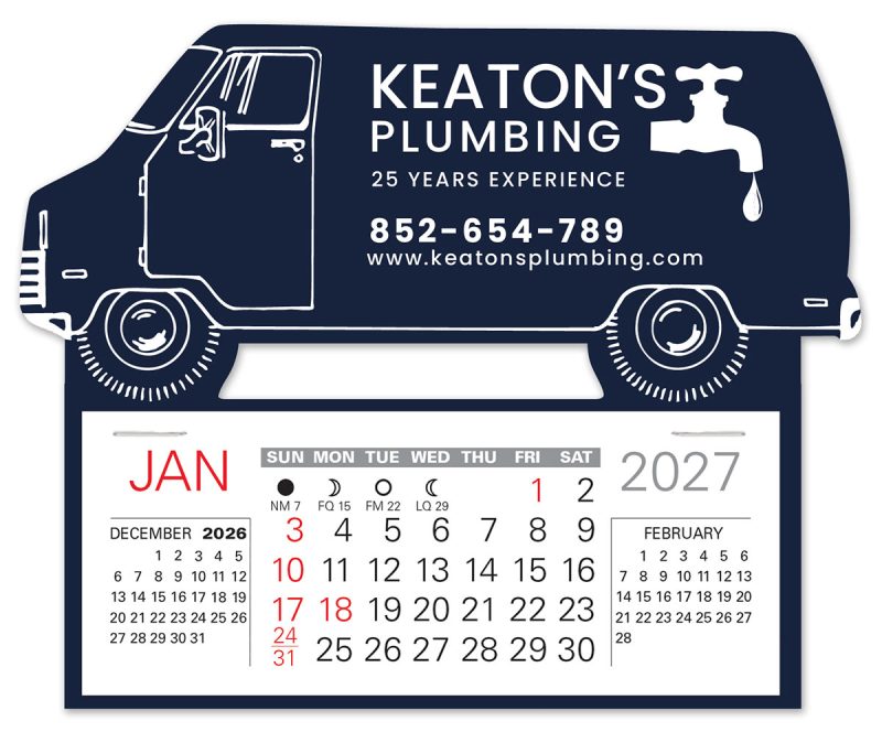 Custom Truck Easy Stick Calendar - 2