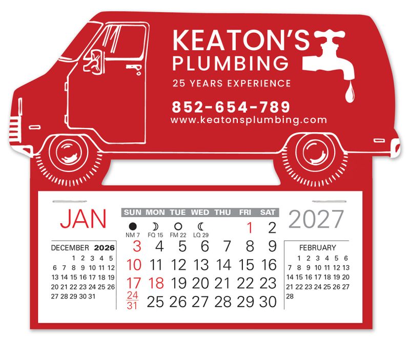 Custom Truck Easy Stick Calendar - 3