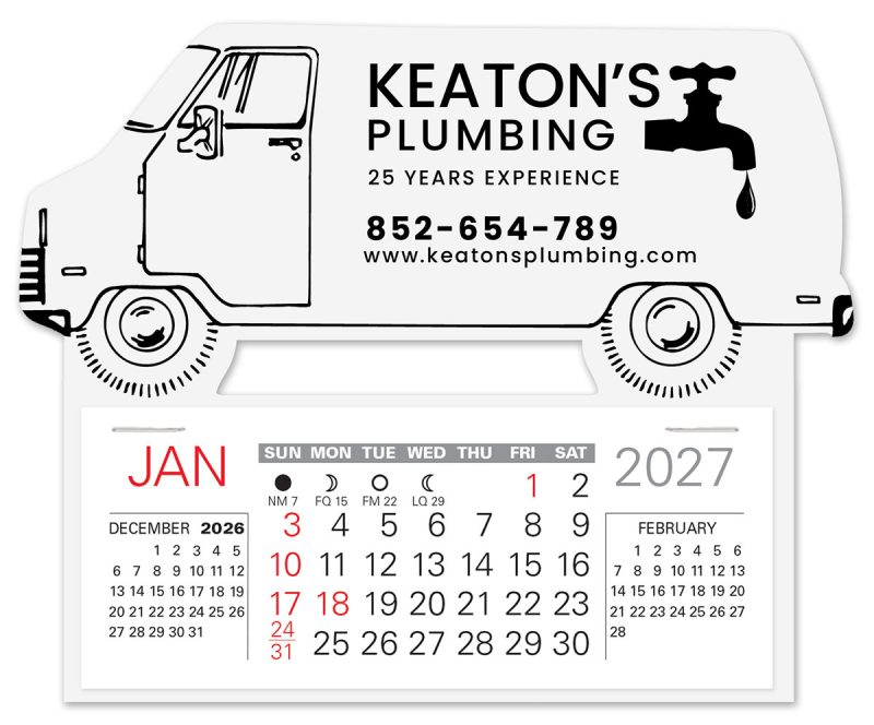 Custom Truck Easy Stick Calendar - 4