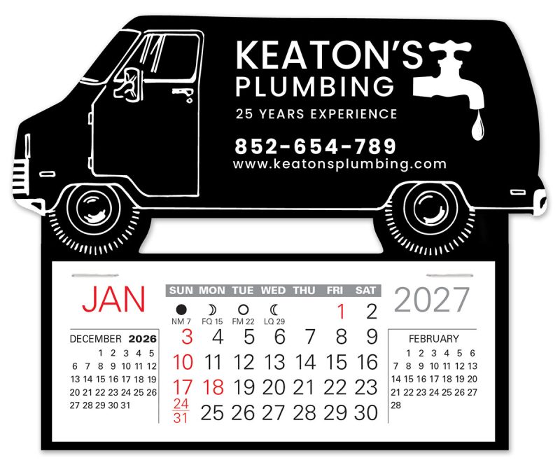Custom Truck Easy Stick Calendar - 5