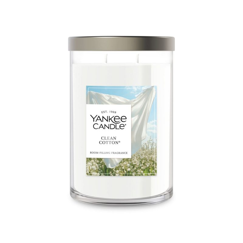 Custom Yankee Candle Large Tumbler Candle - Clean Cotton - 2