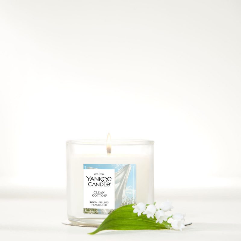 Custom Yankee Candle Small Tumbler Candle - Clean Cotton - 3
