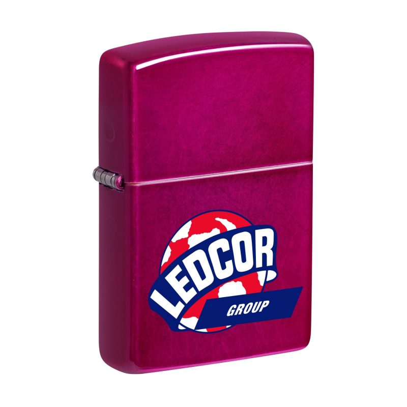 Custom Zippo® Windproof Lighter Candy Raspberry - 2