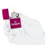 Custom Zippo® Windproof Lighter Candy Raspberry - 3