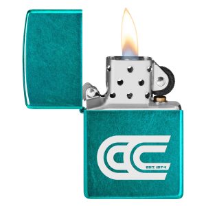 Custom Zippo® Windproof Lighter Candy Teal