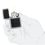 Custom Zippo® Windproof Lighter Leather (Black) - 3