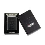 Custom Zippo® Windproof Lighter Leather (Black) - 4